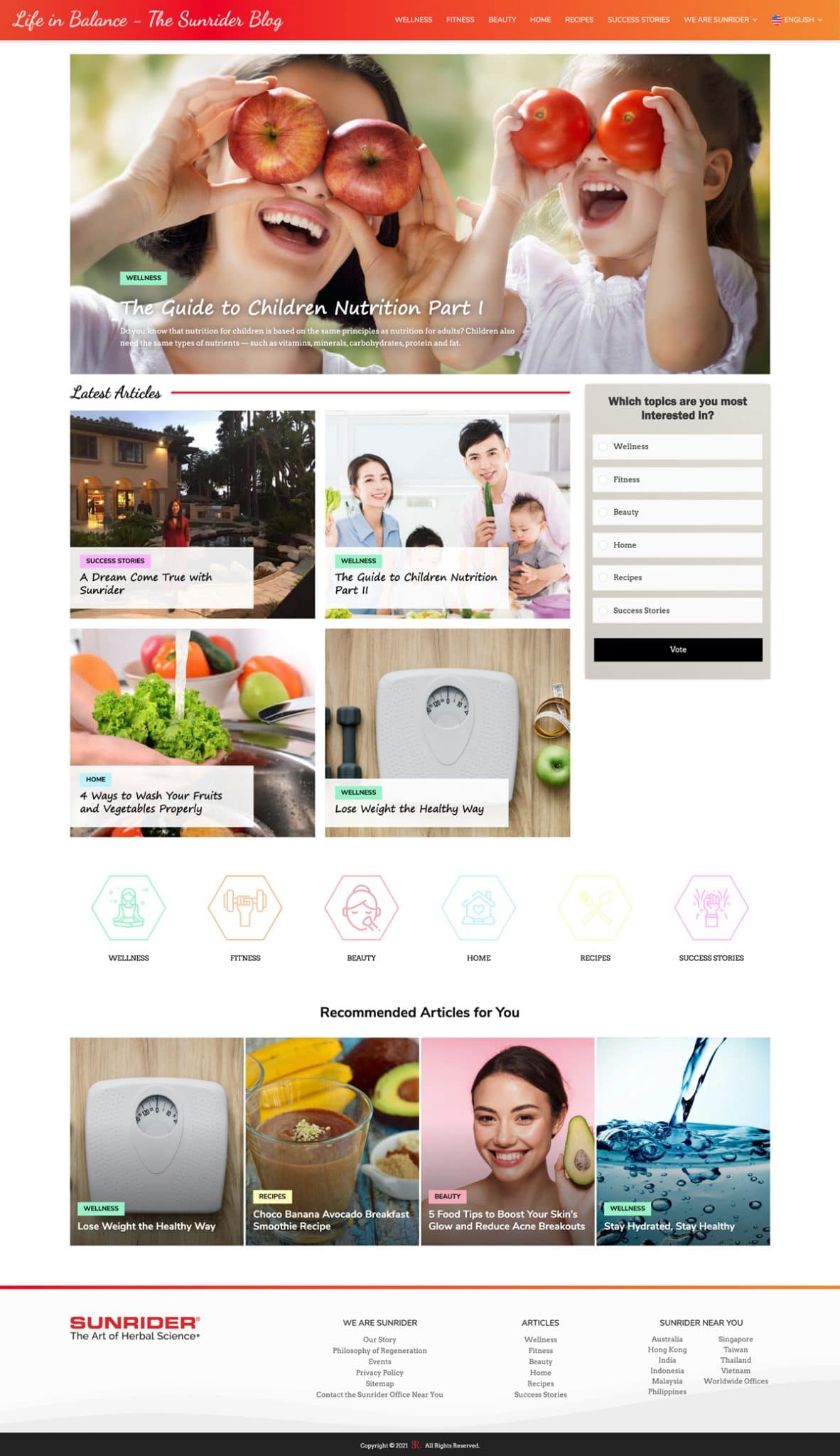 Sunrider Blog