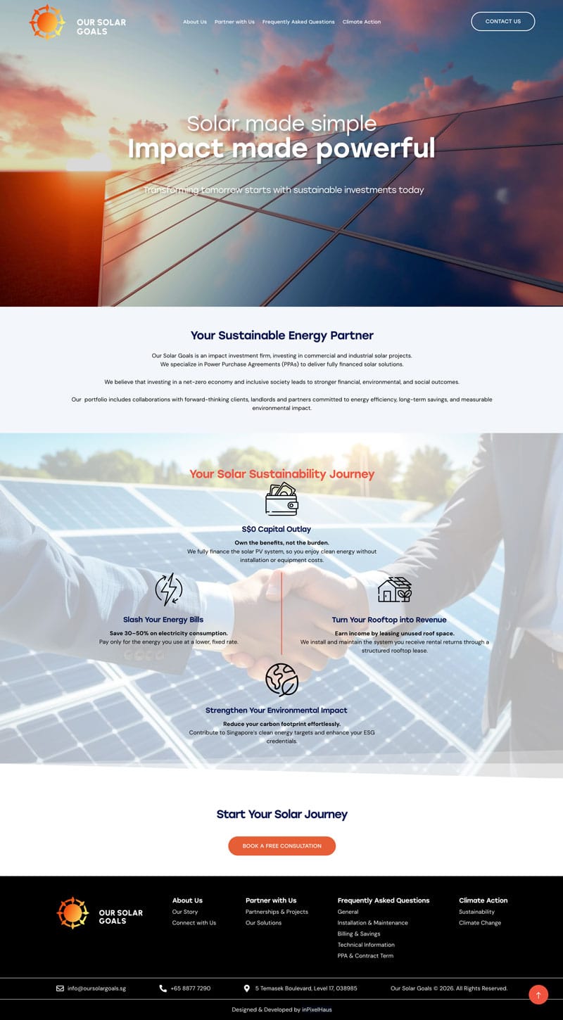 Our Solar Goals